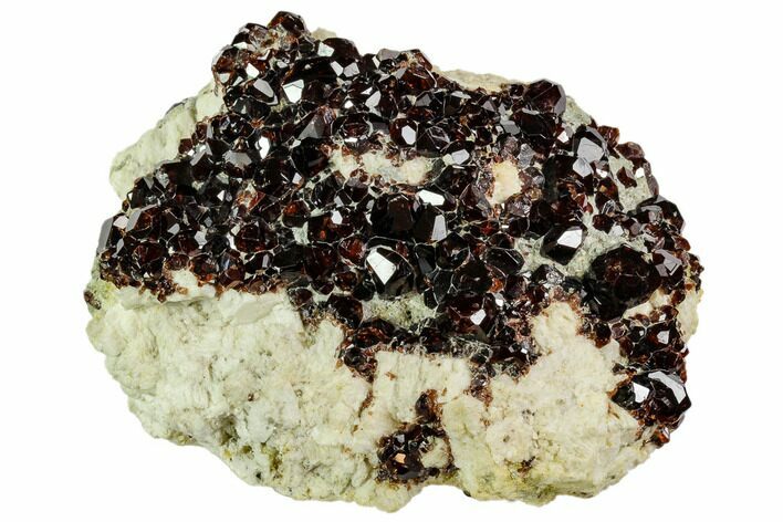 Large, Red Spessartine Garnets on Albite - Skardu, Pakistan #112334